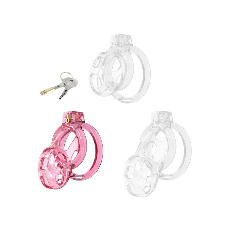 CockLock Cage de Chasteté Lock Cobra M 7 x 3.8cm Rose